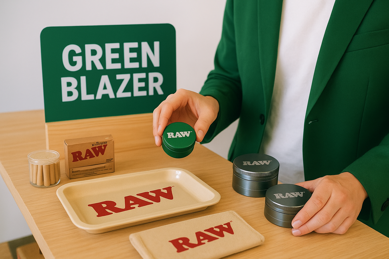 1. Green Blazer