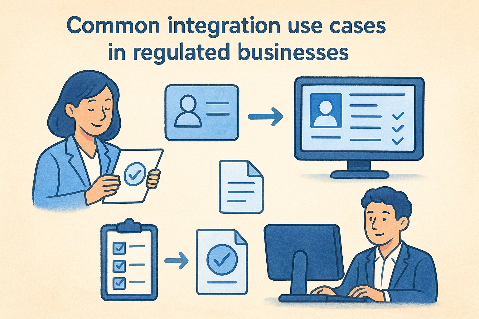Common integration use cases in regulated businesses