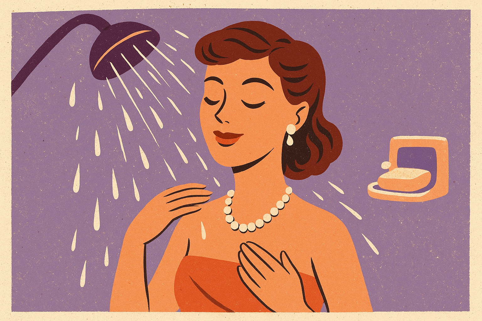 Showering with pearls