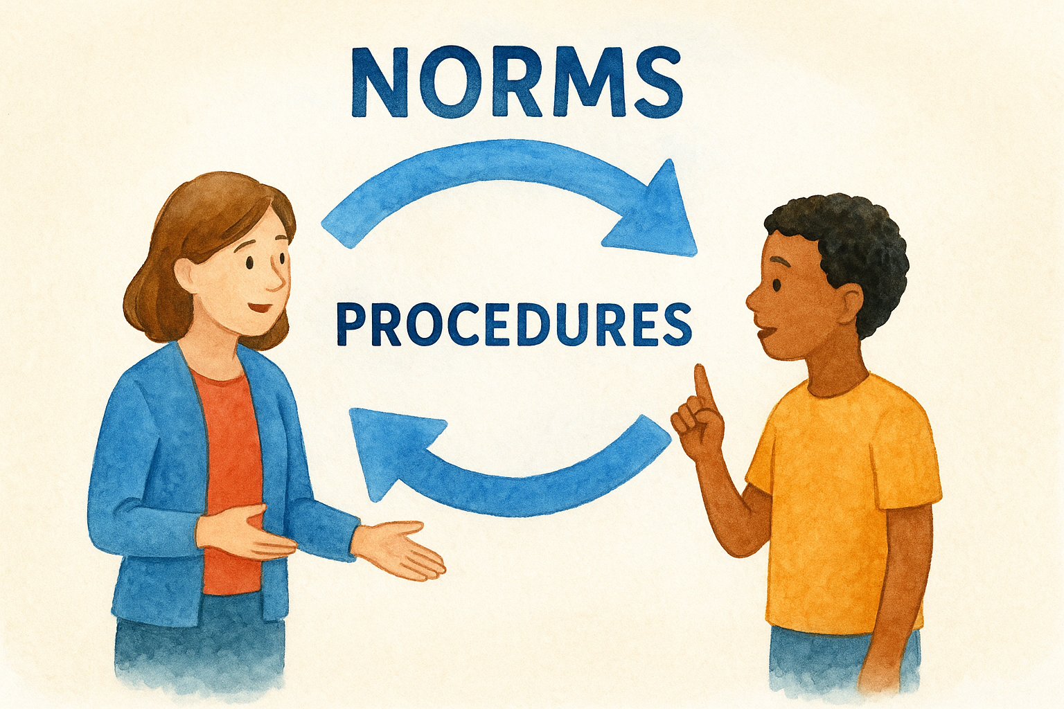 Connect each procedure to the norm it supports