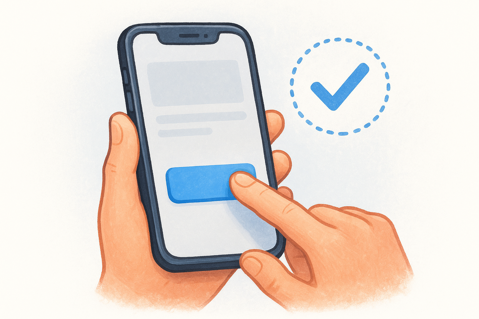 Design for thumbs with clear tap targets