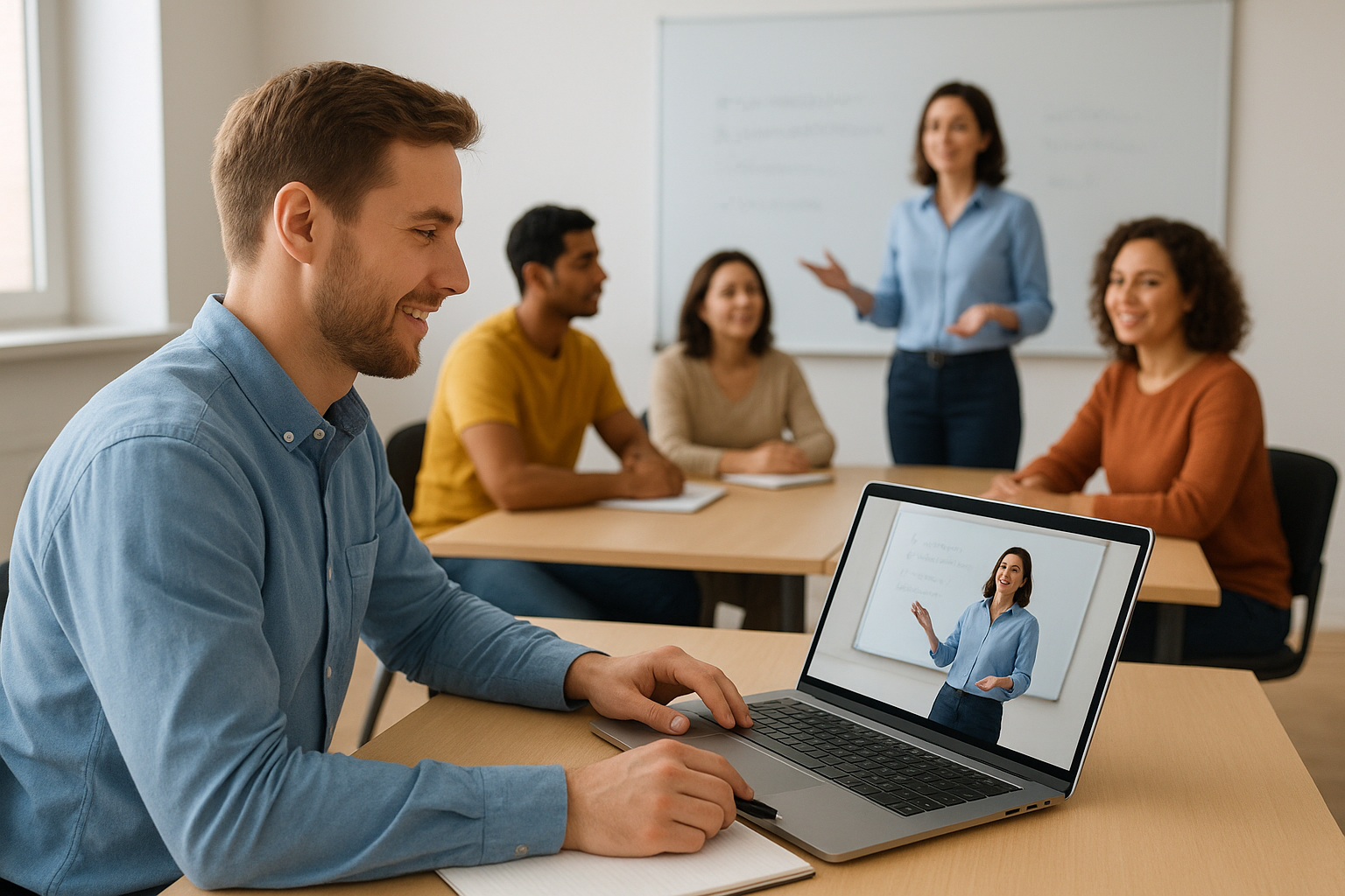 5. Flipped classroom model