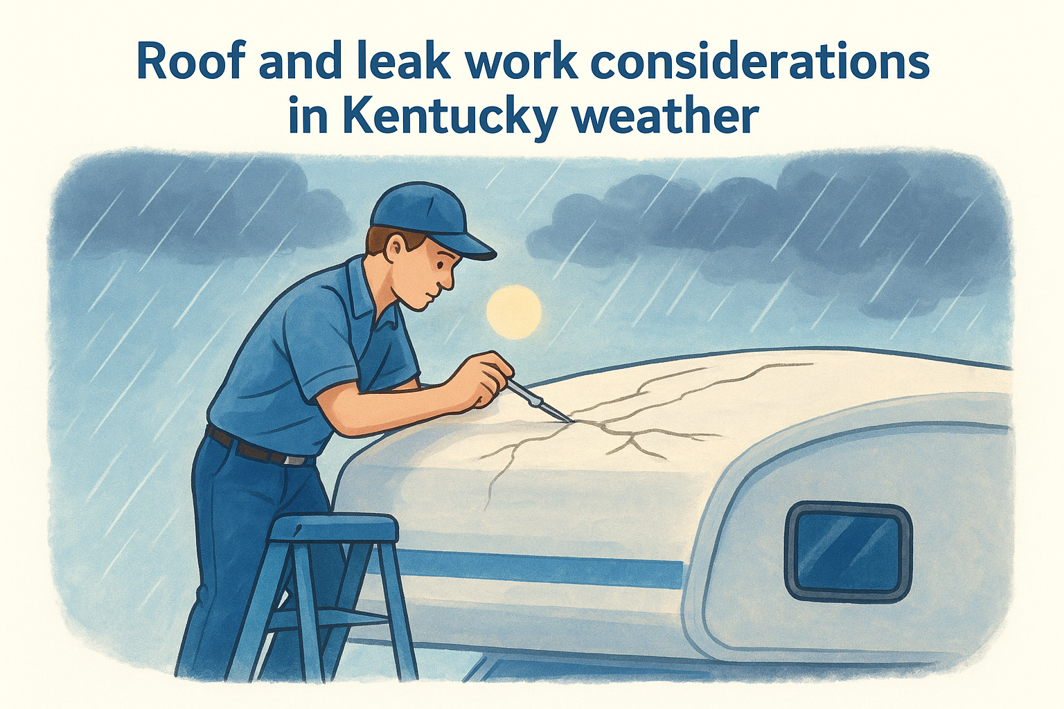 Roof and leak work considerations in Kentucky weather