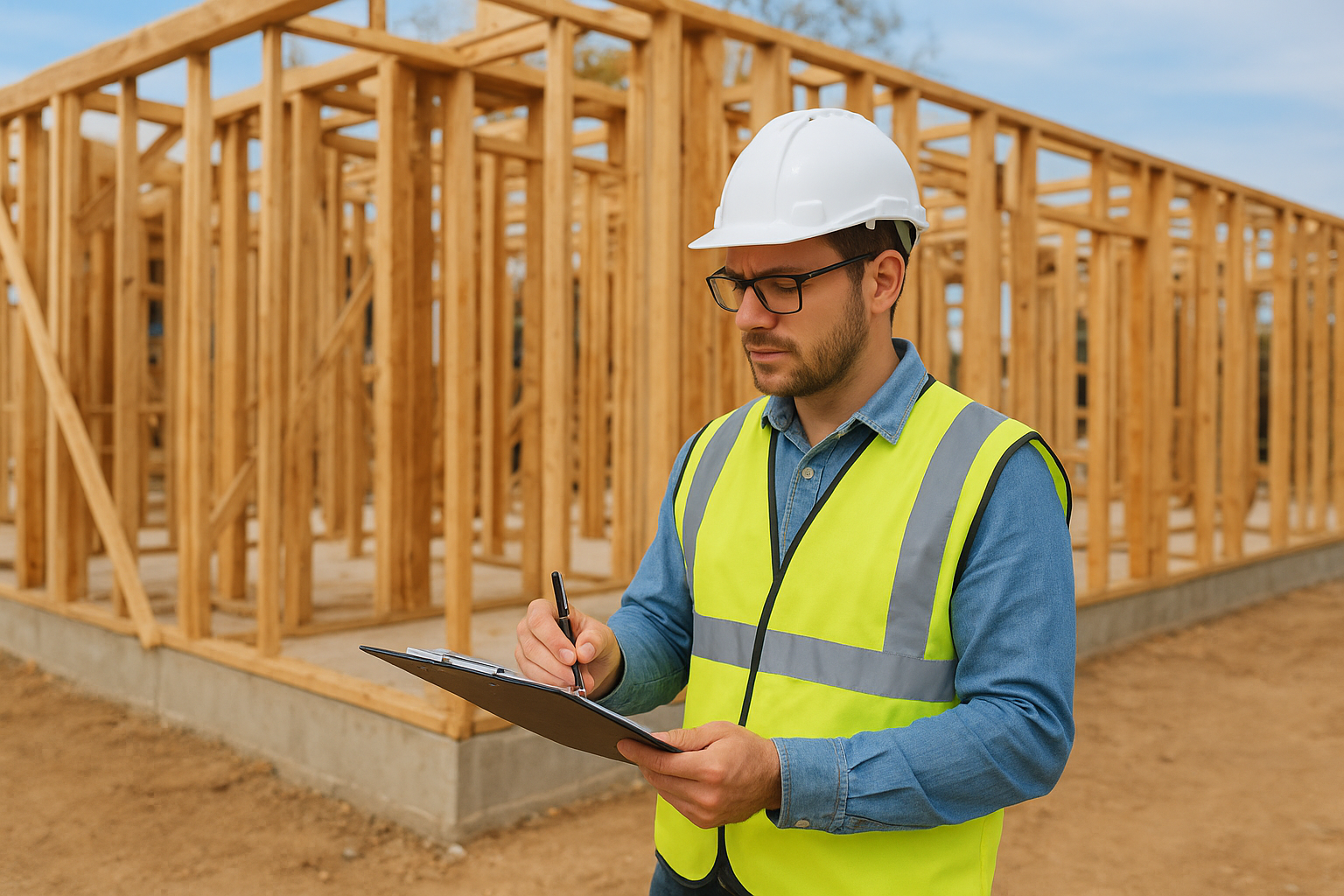 Inspecting construction at mandatory stages