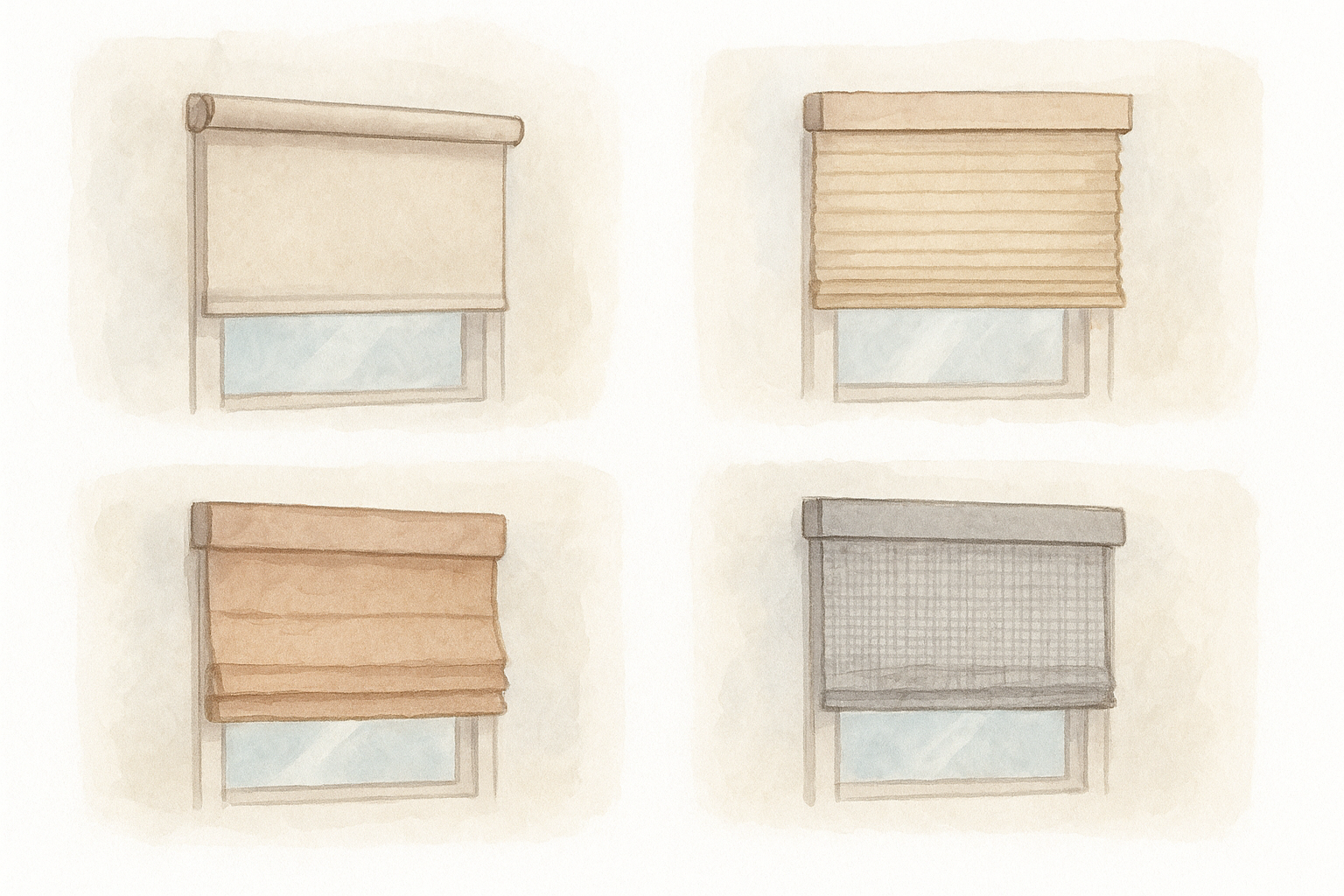 Available shade styles