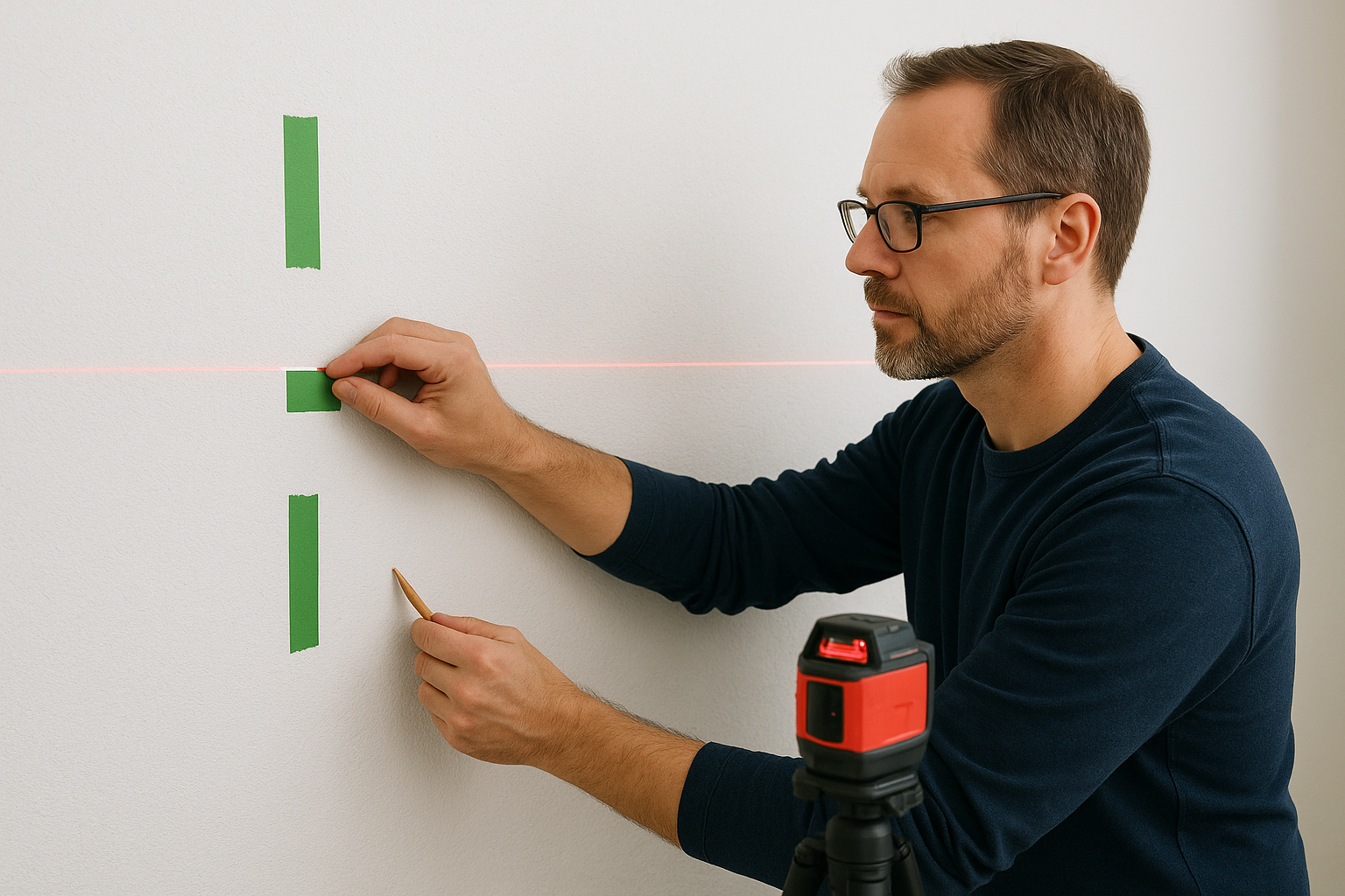 Lay out the panel grid with precision