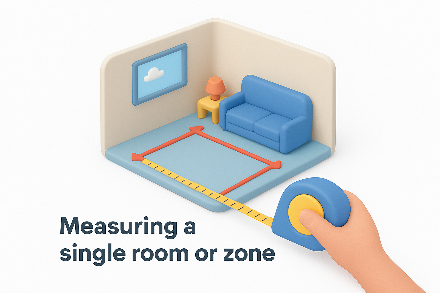 Measuring a single room or zone