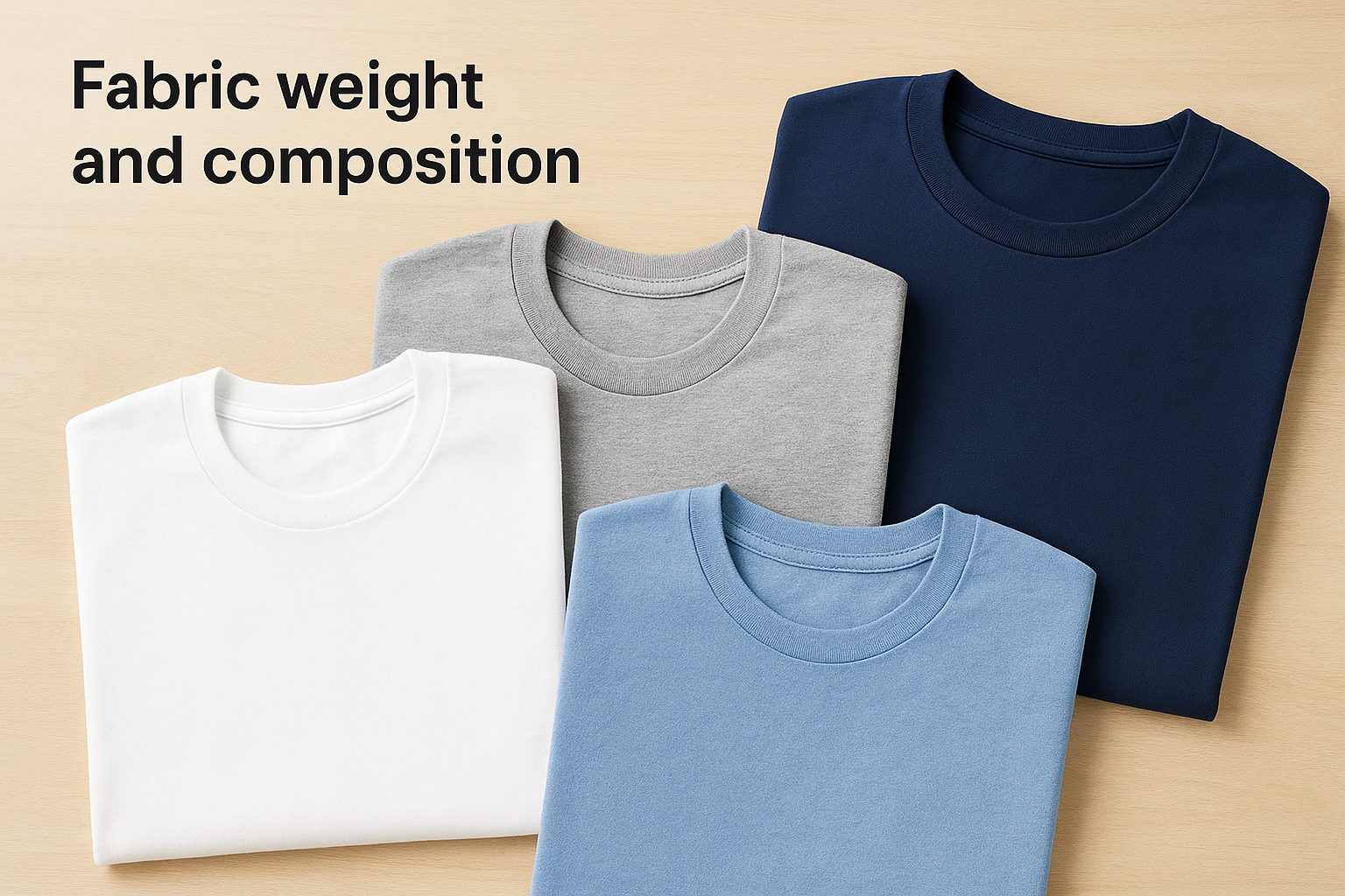 Fabric weight and composition
