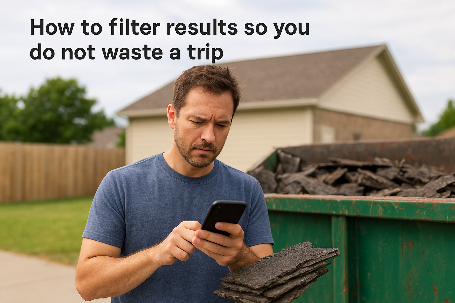 How to filter results so you do not waste a trip