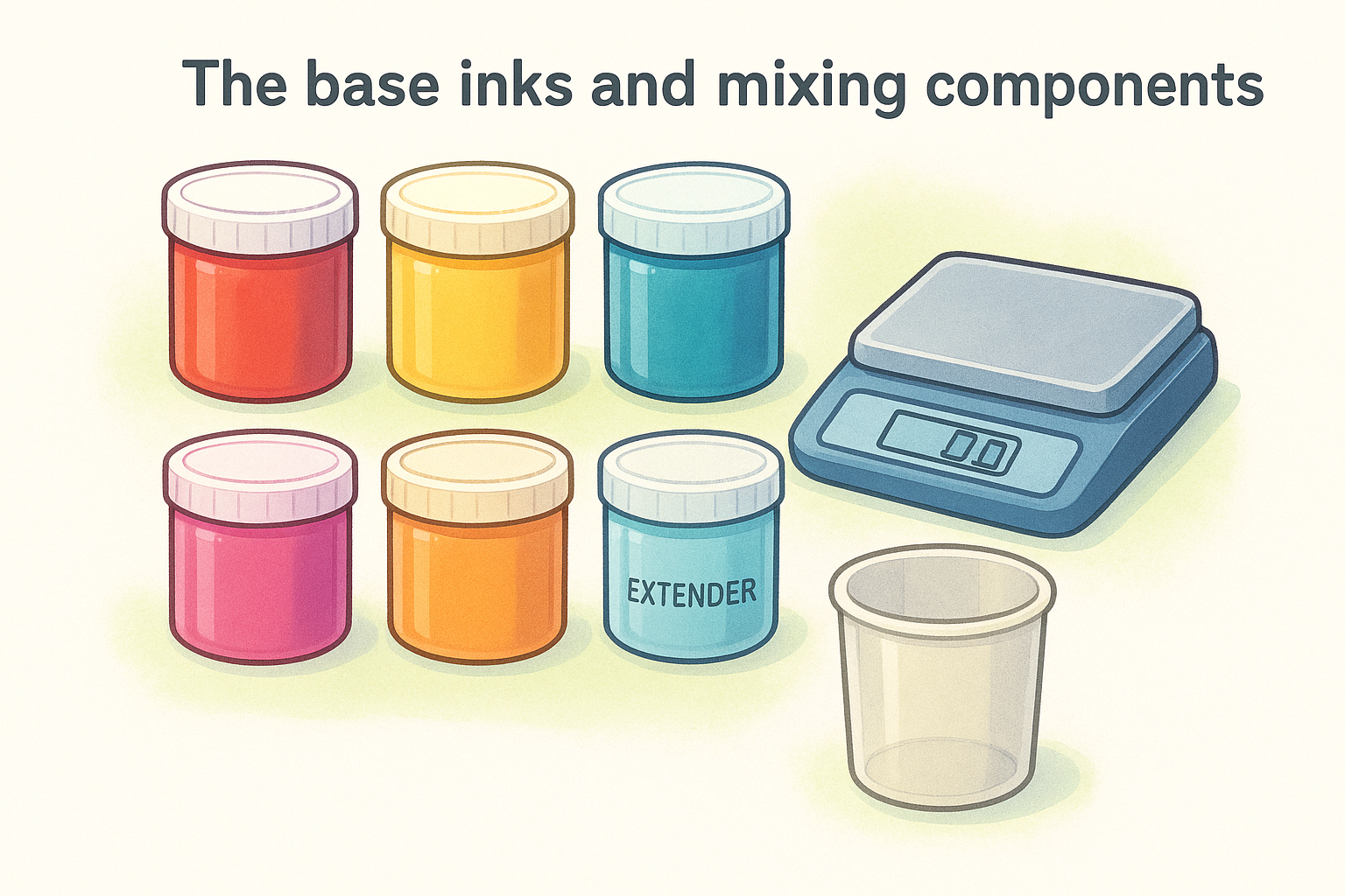 Ink Component Color International Coatings Ink Mixing System: How It Works | Dr Tee's ...