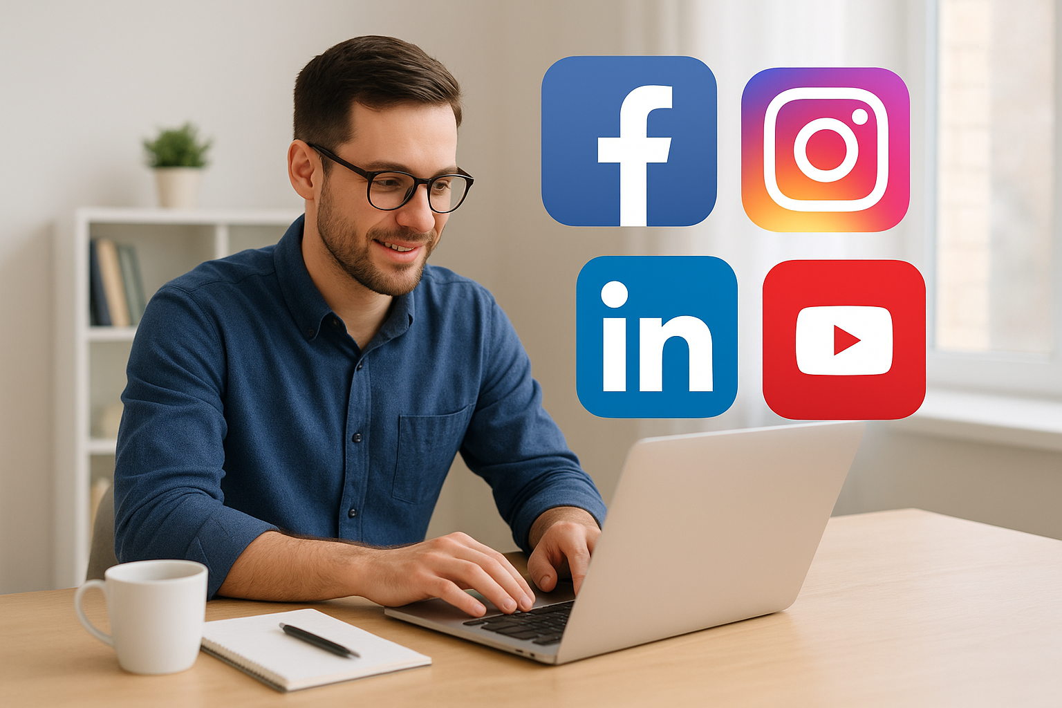 Social channels and tactics WebFX uses