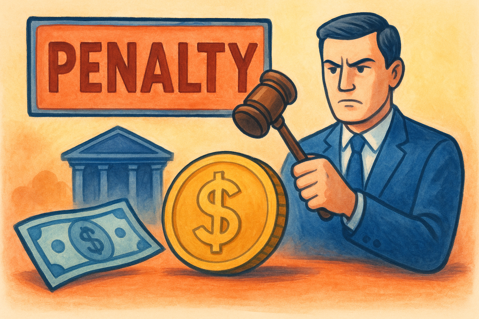 Financial penalties and enforcement action