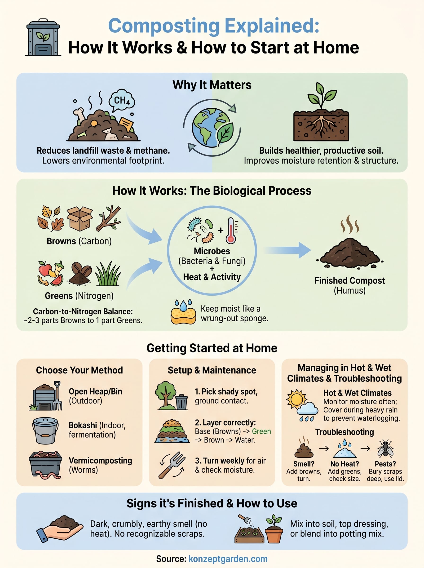composting explained infographic