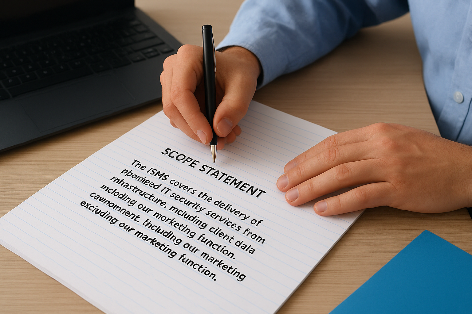 Writing a clear scope statement