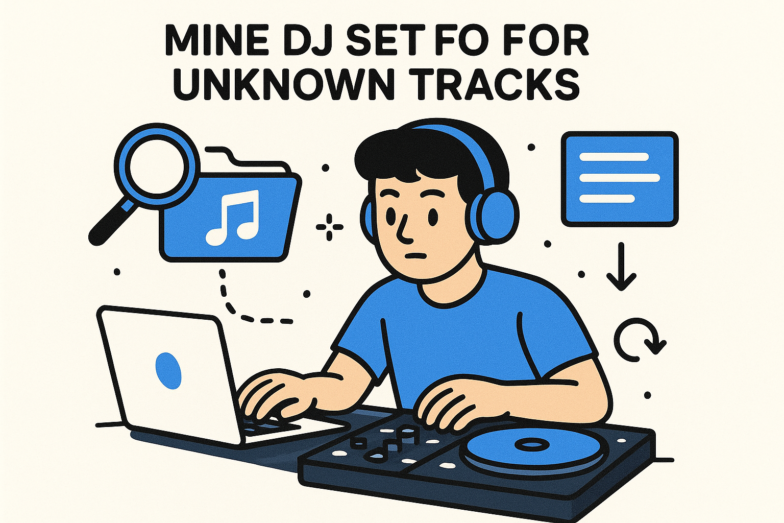 Mine DJ sets for unknown tracks