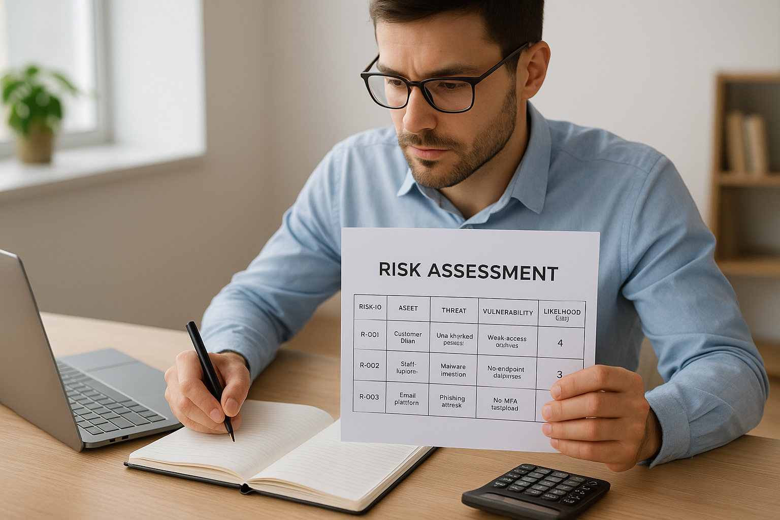 Run a structured risk assessment