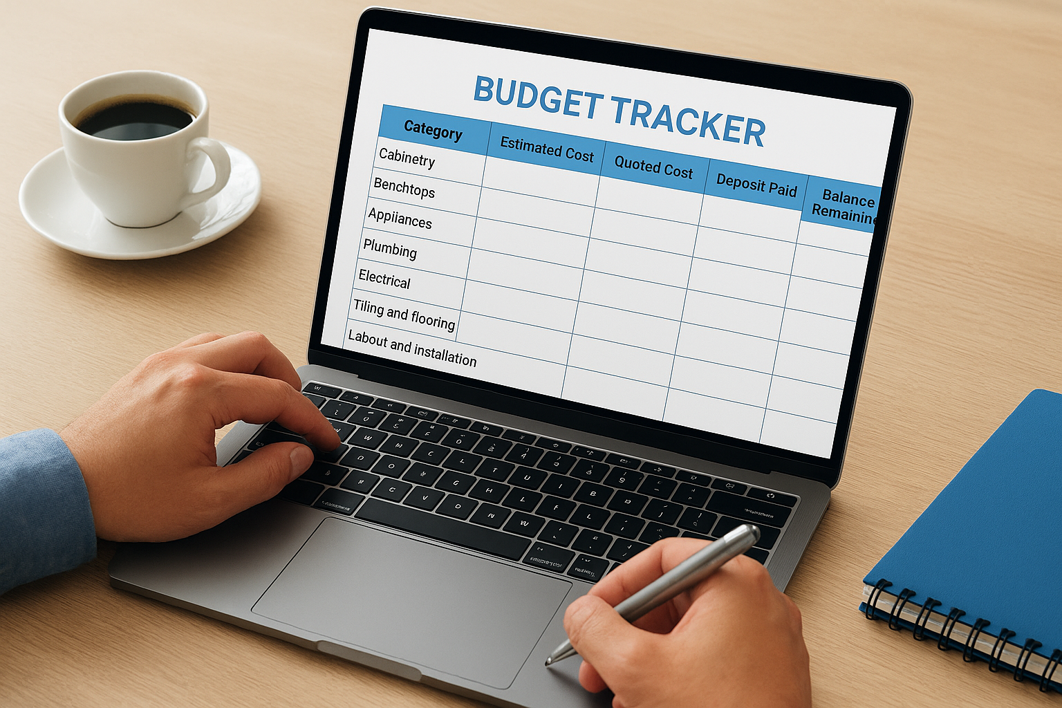 Set up your budget tracker