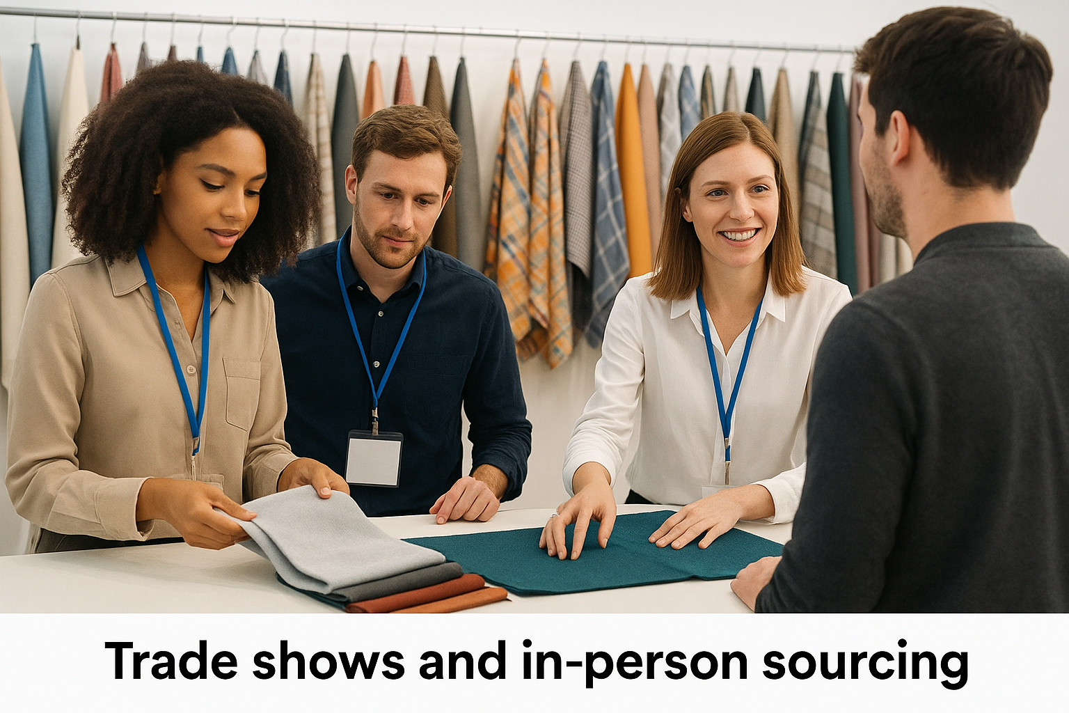 Trade shows and in-person sourcing