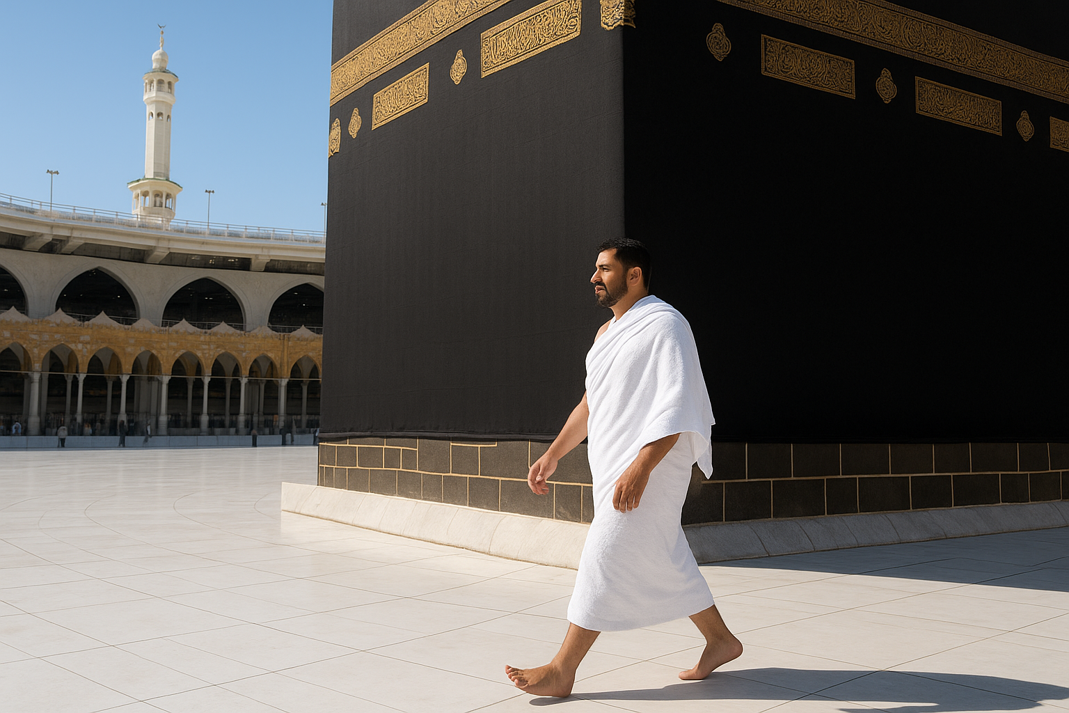 How to complete the seven circuits of tawaf
