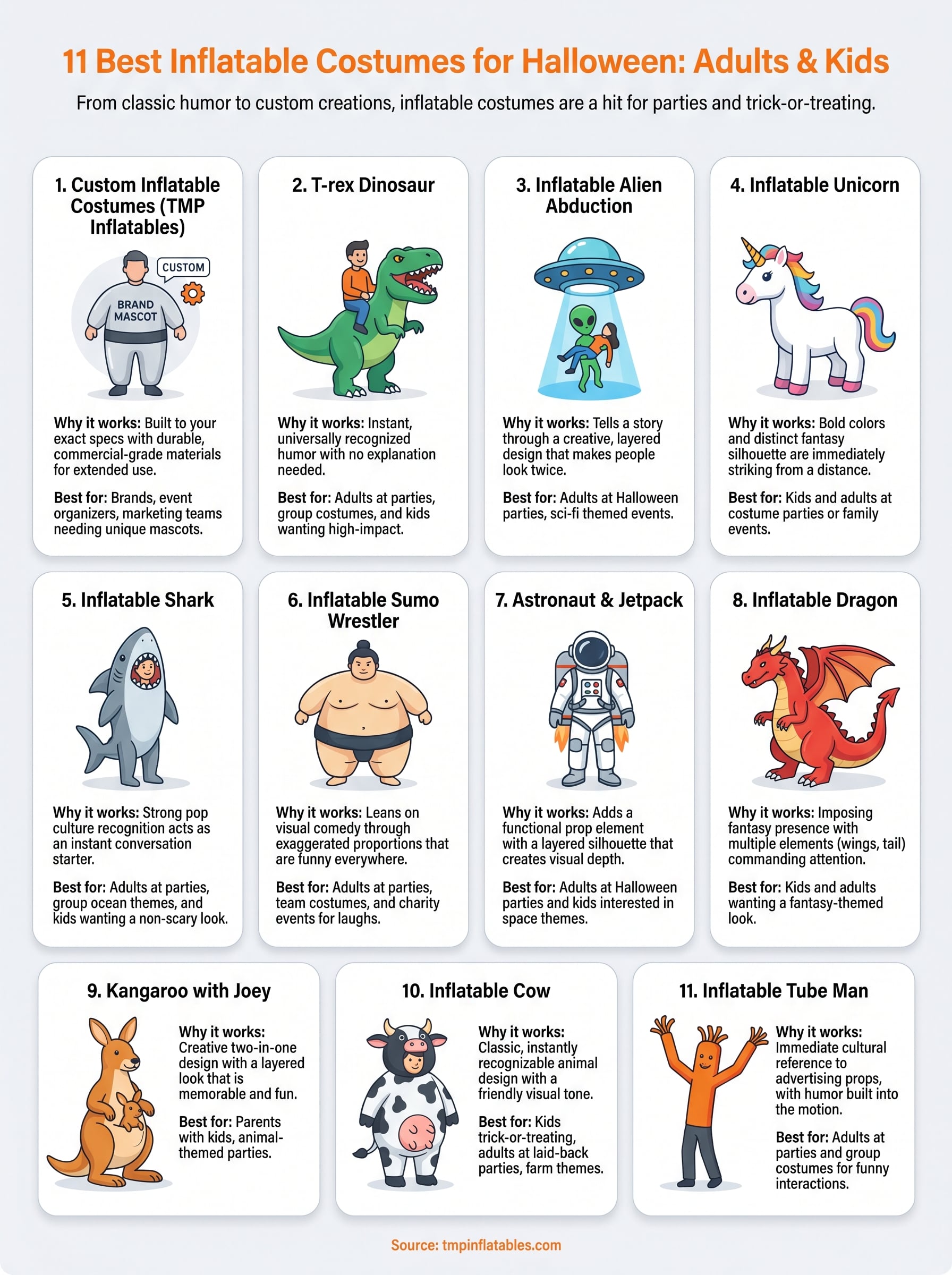 11 Best Inflatable Costumes for Halloween: Adults & Kids - TMP Inflatables
