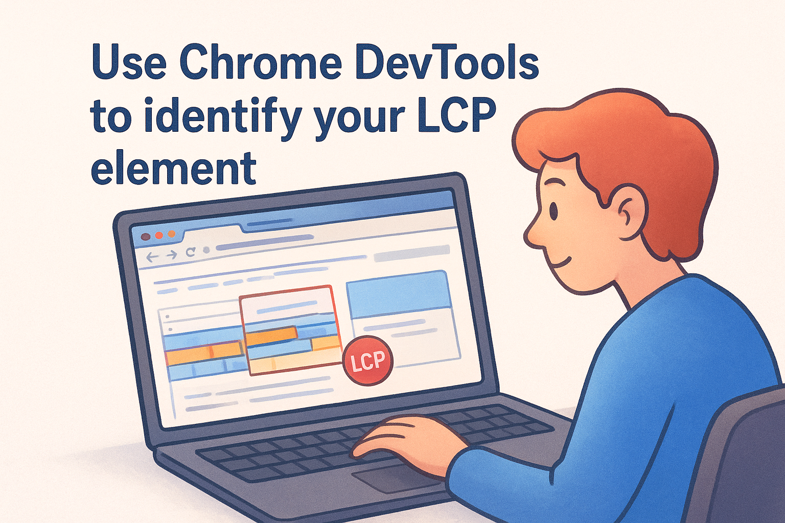 Use Chrome DevTools to identify your LCP element