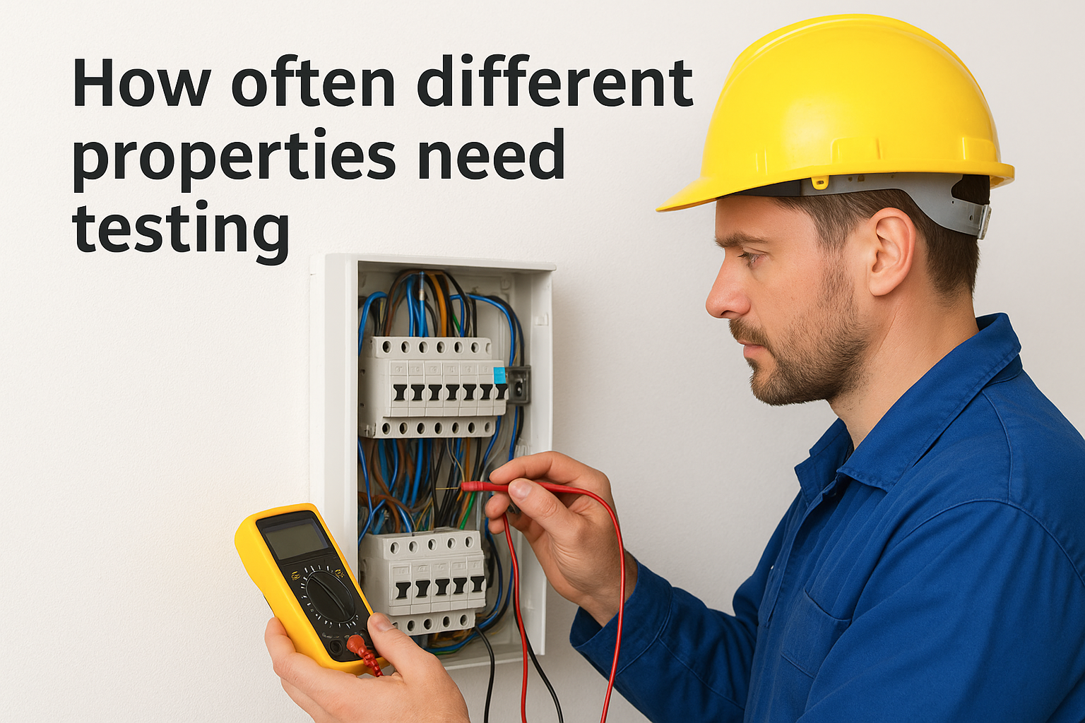 How often different properties need testing