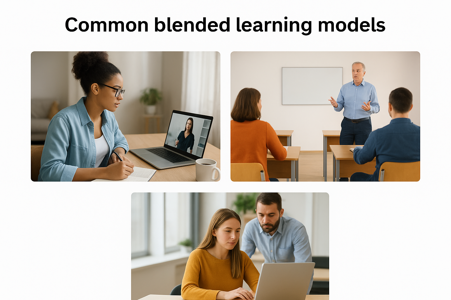Common blended learning models