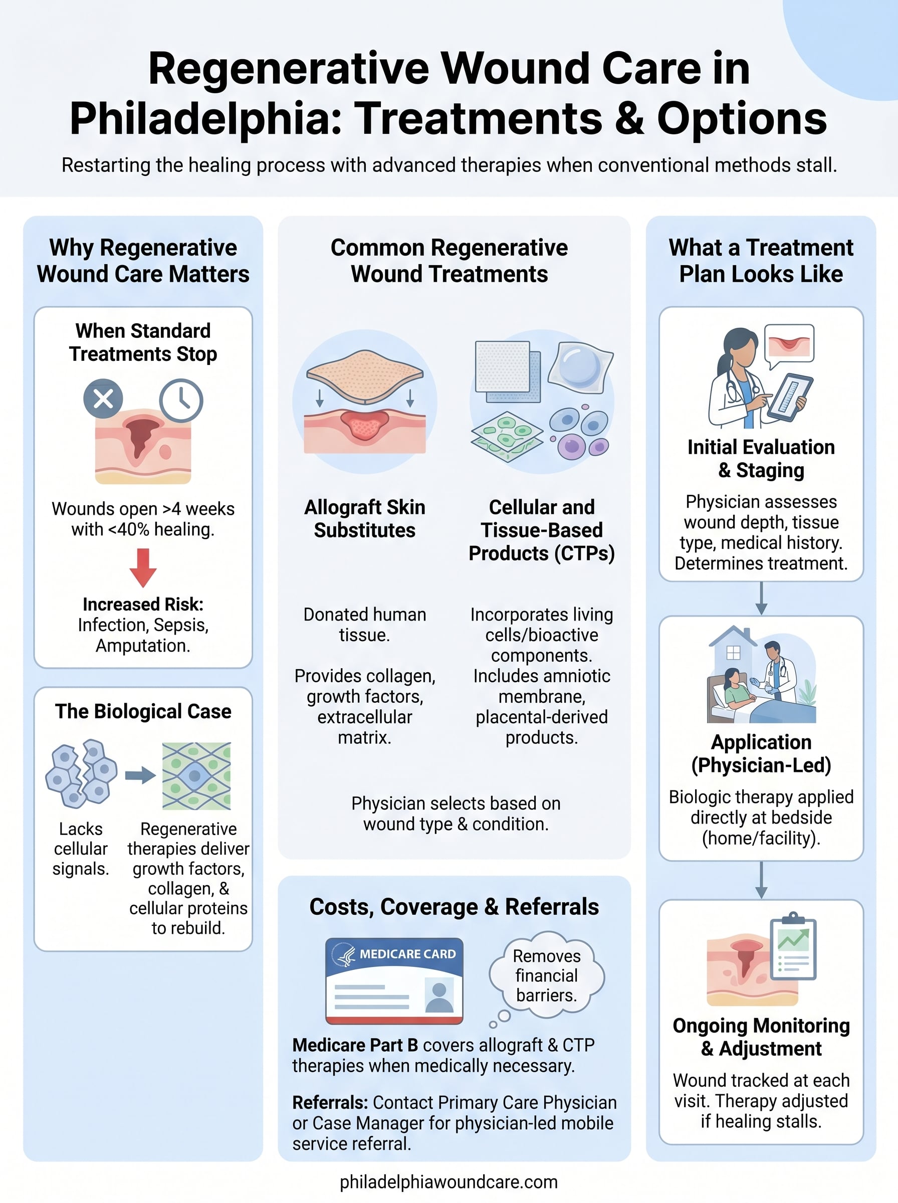 regenerative wound care philadelphia infographic