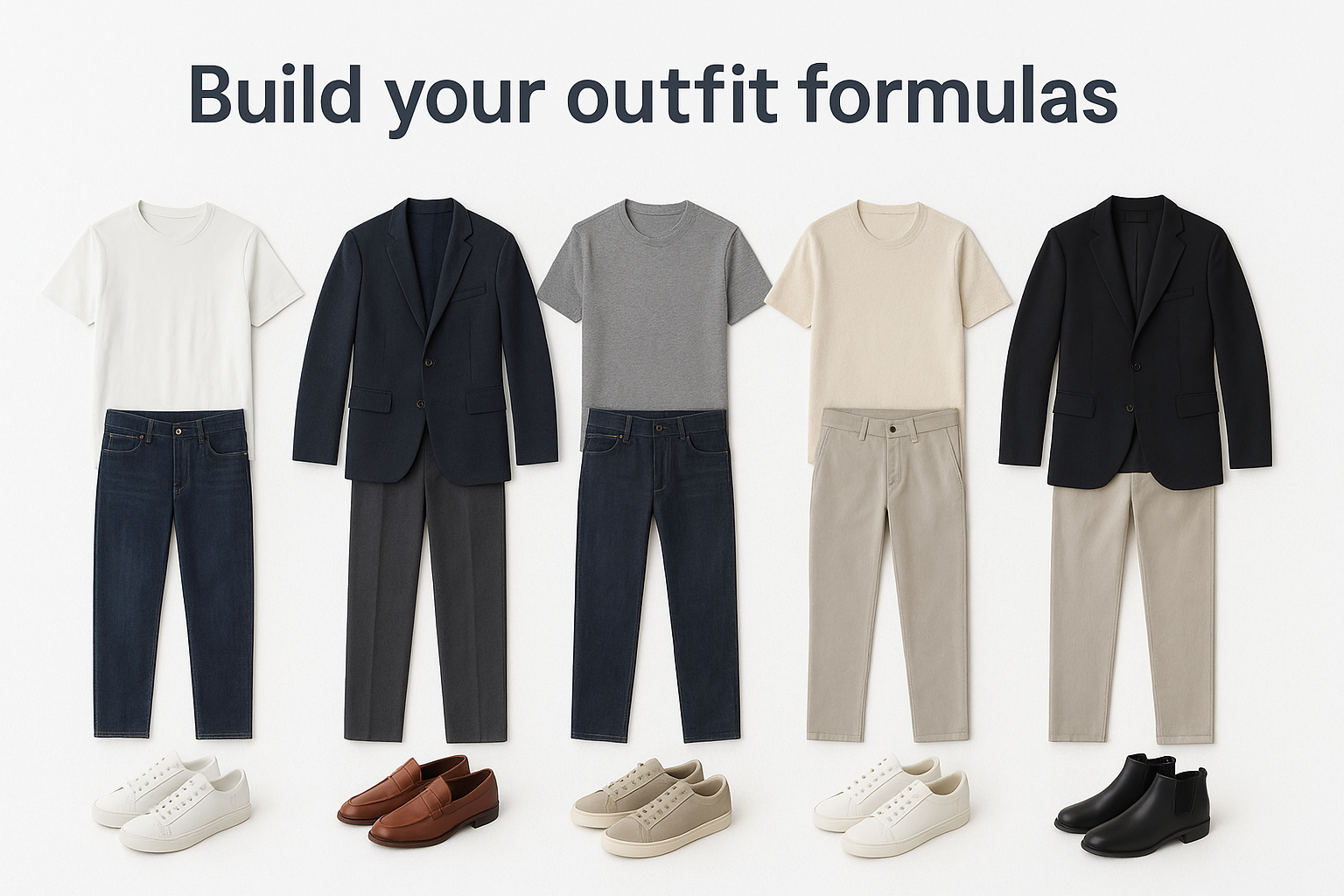 Build your outfit formulas