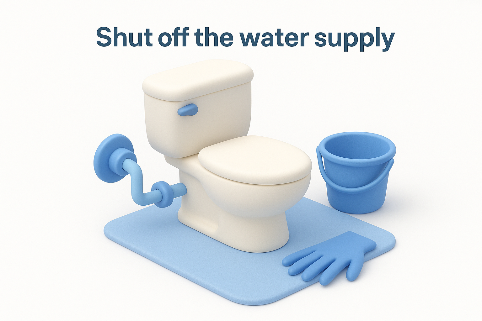 Shut off the water supply