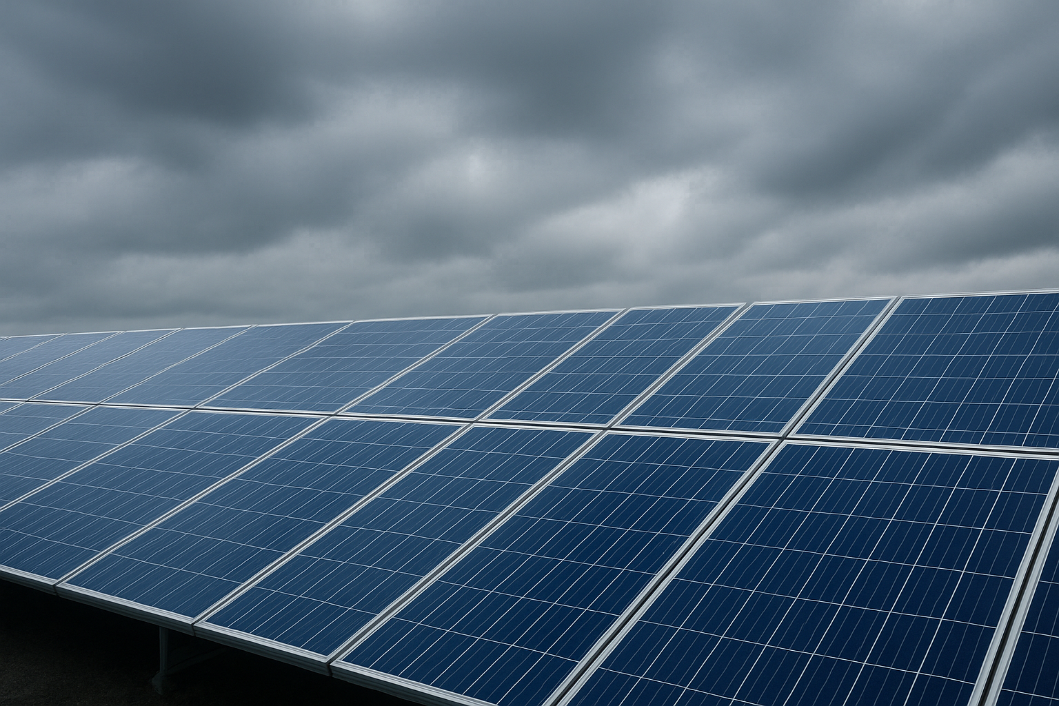 How photovoltaic cells respond to diffused light