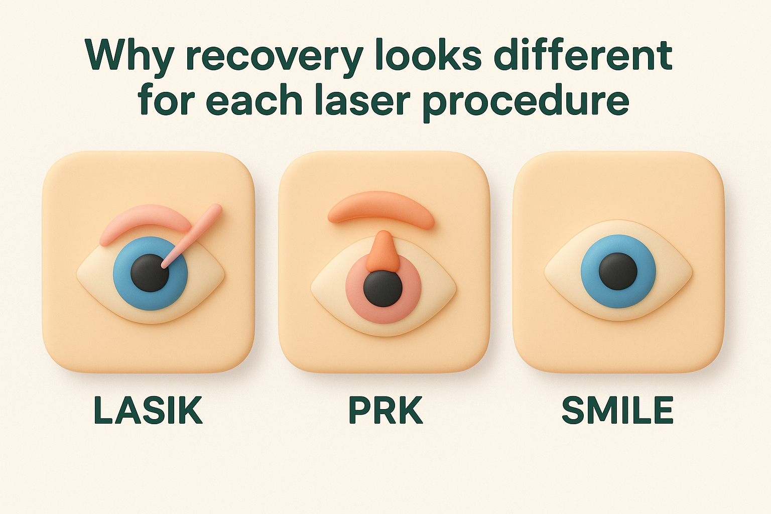 Why recovery looks different for each laser procedure