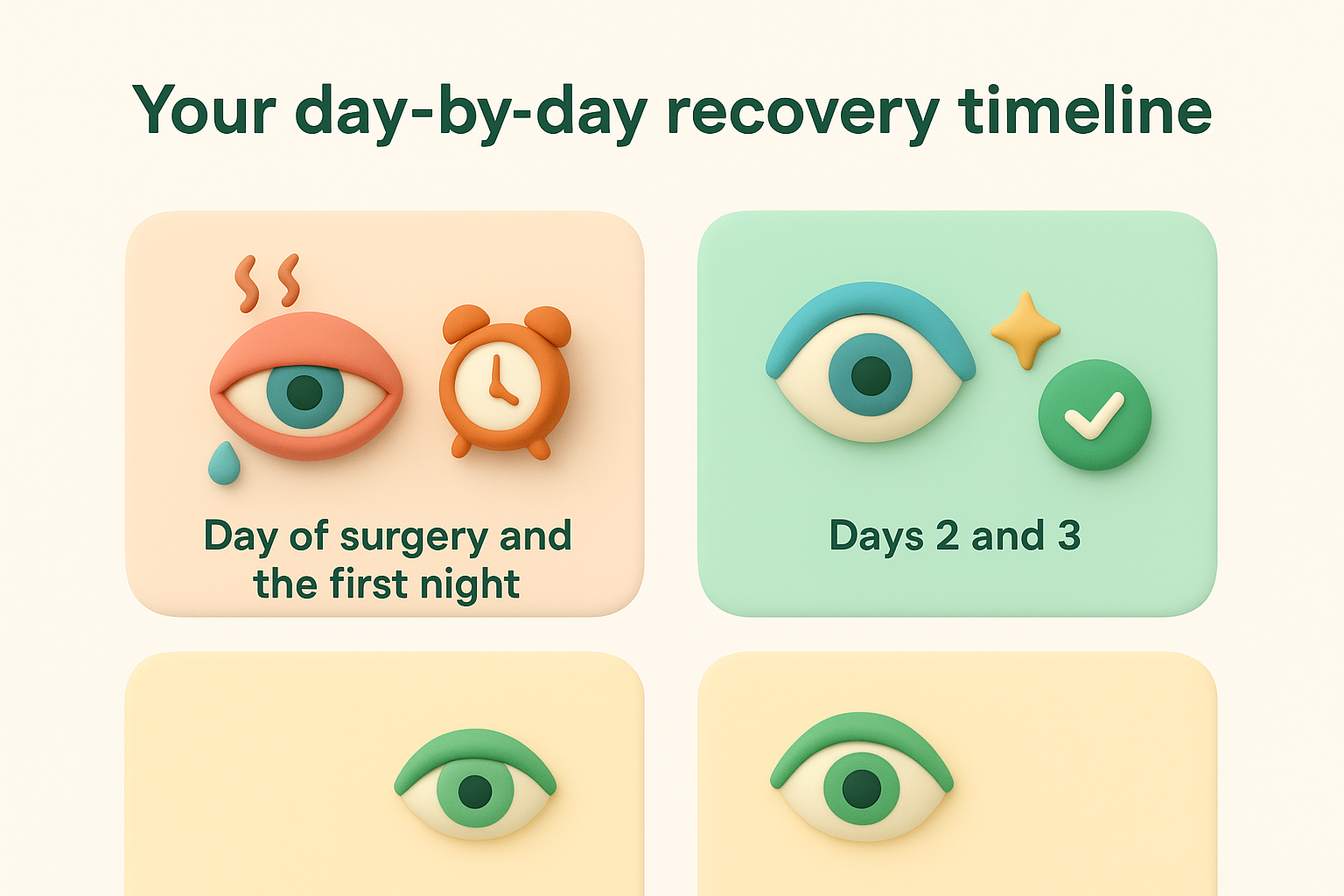 Your day-by-day recovery timeline