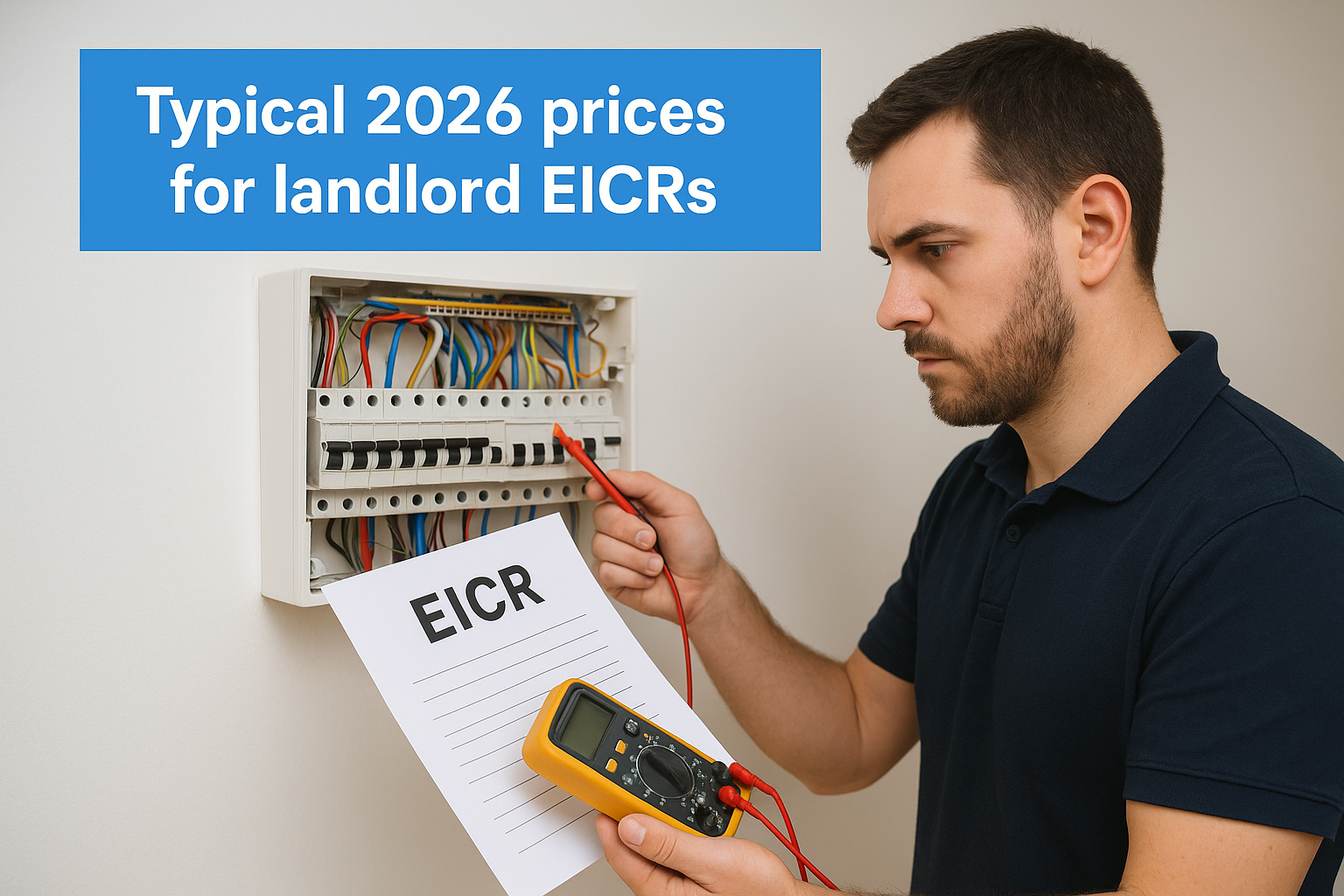 Typical 2026 prices for landlord EICRs