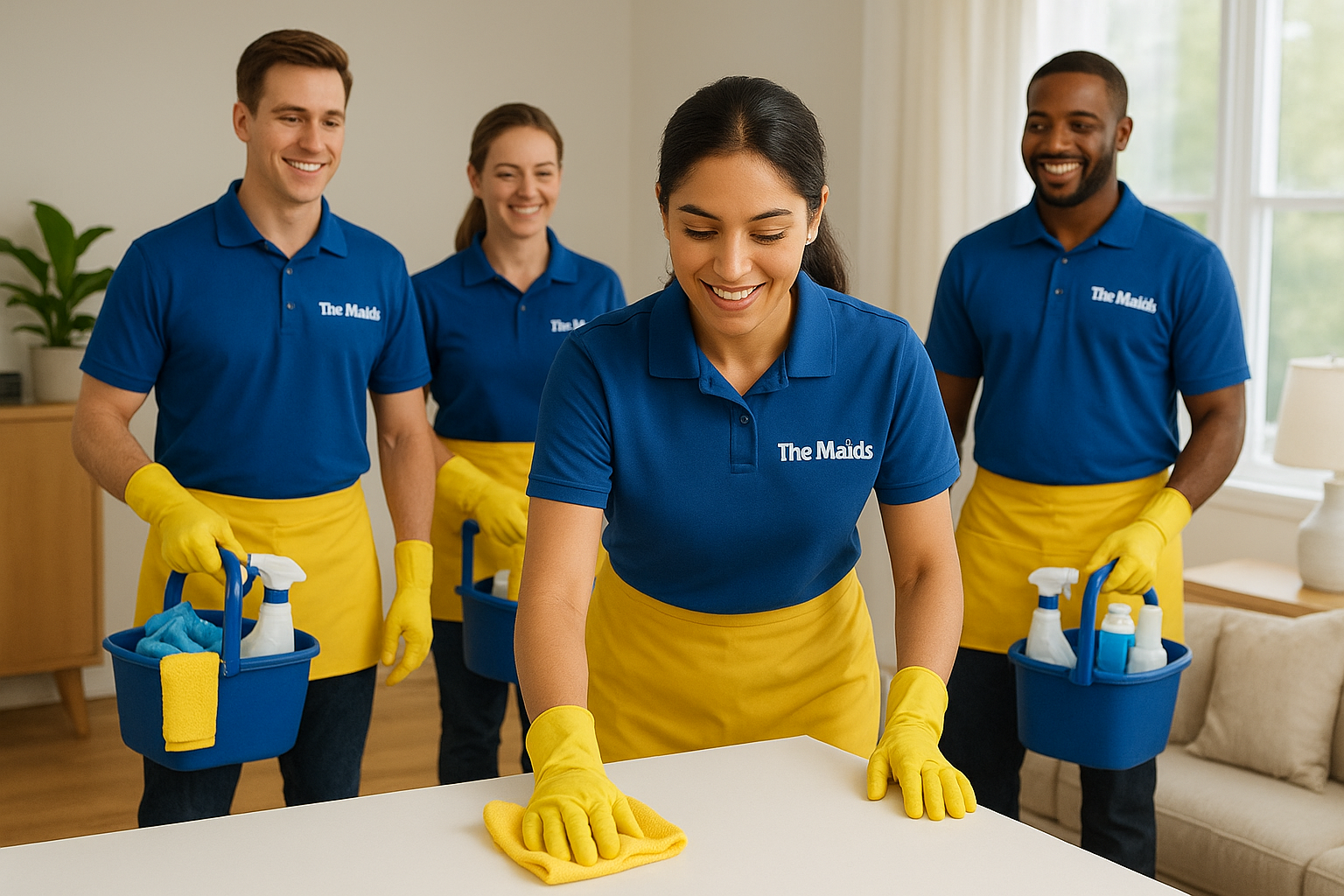 Team-based cleaning and supplies
