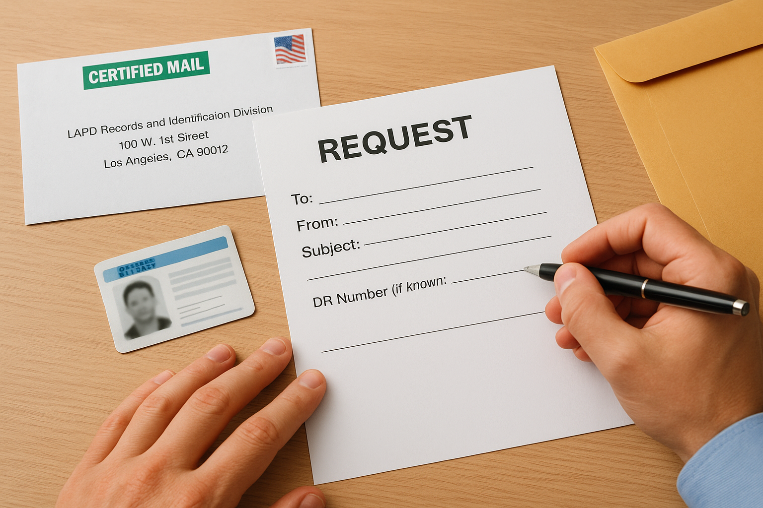 What to include in your mail request