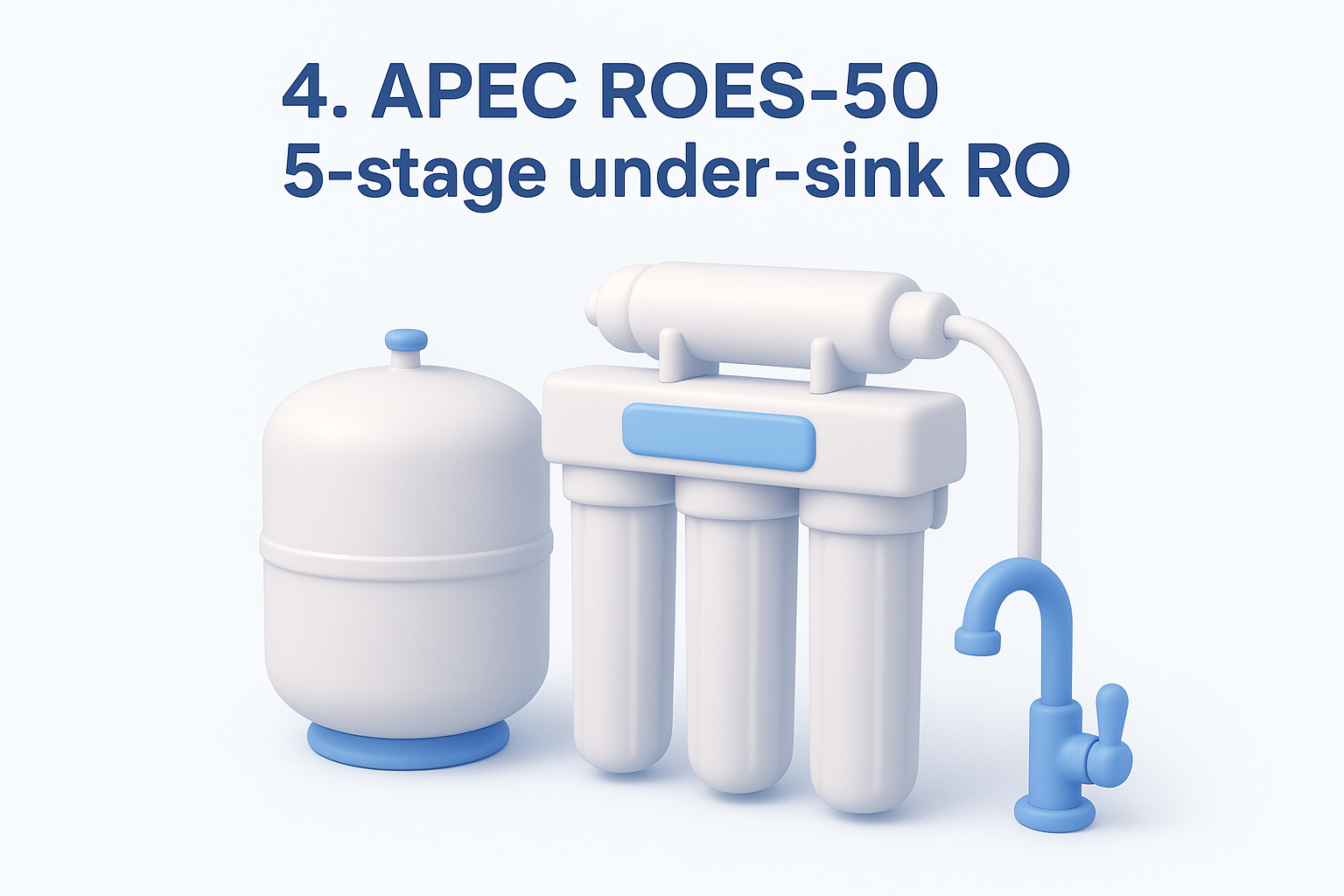 4. APEC ROES-50 5-stage under-sink RO