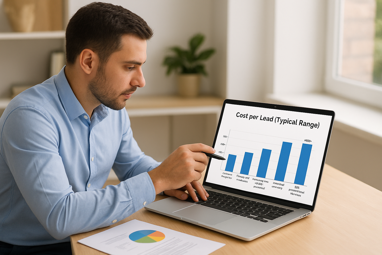 Cost per lead by industry