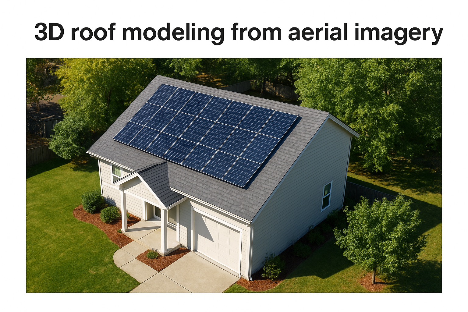 3D roof modeling from aerial imagery