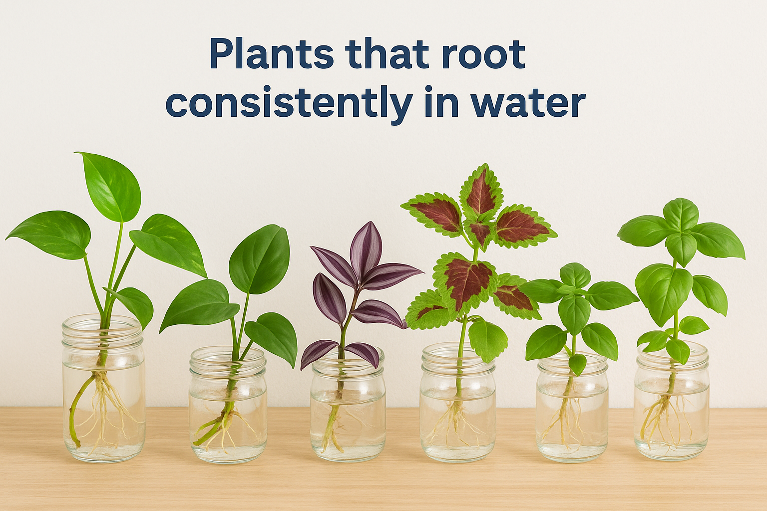 Plants that root consistently in water