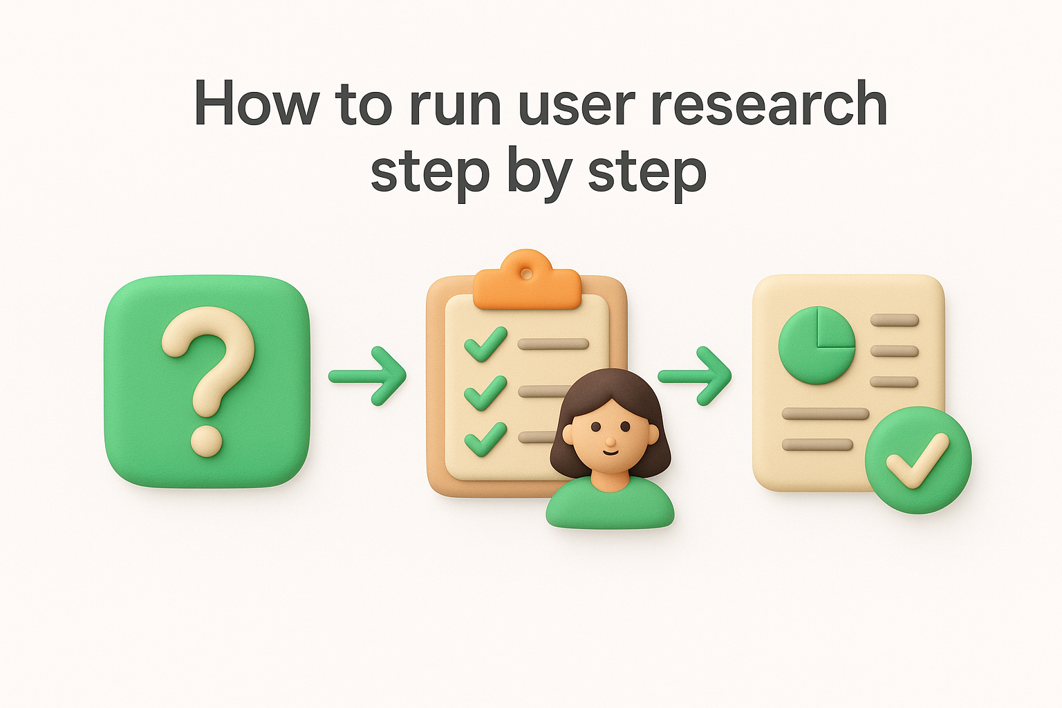 How to run user research step by step