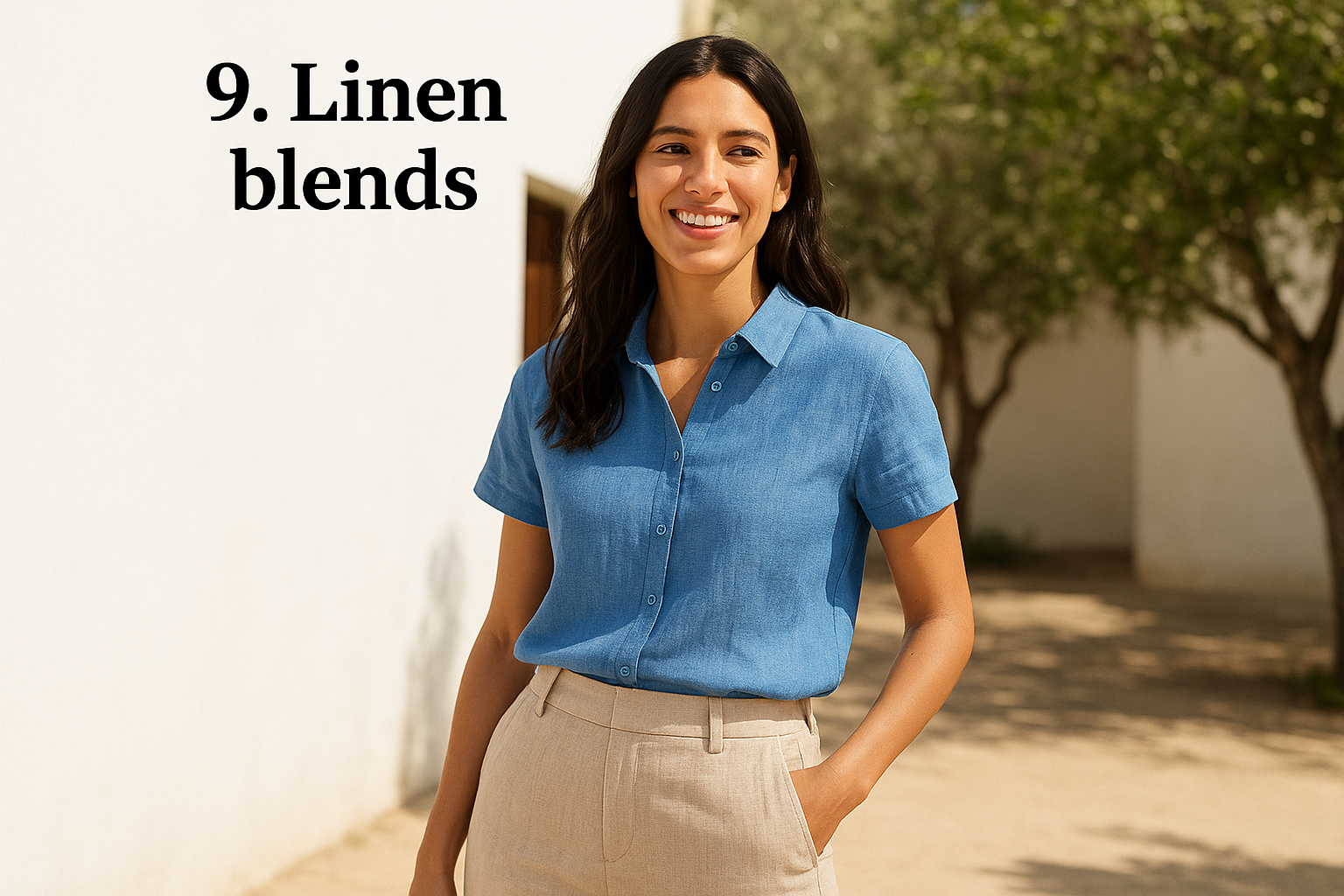 9. Linen blends