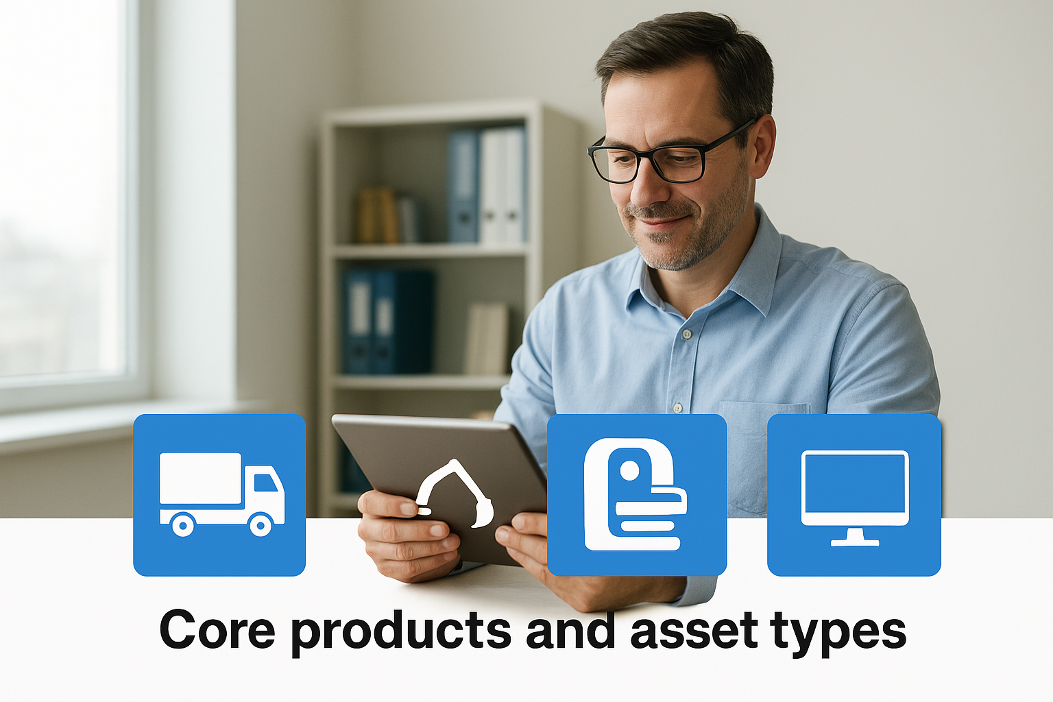 Core products and asset types