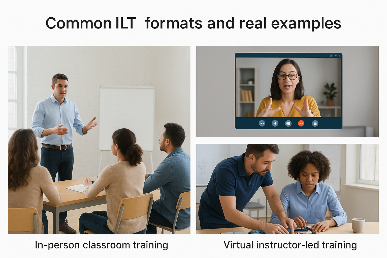 Common ILT formats and real examples