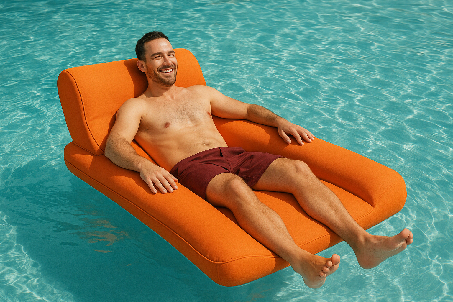 4. Big Joe No-Inflate Pool Floats and Loungers