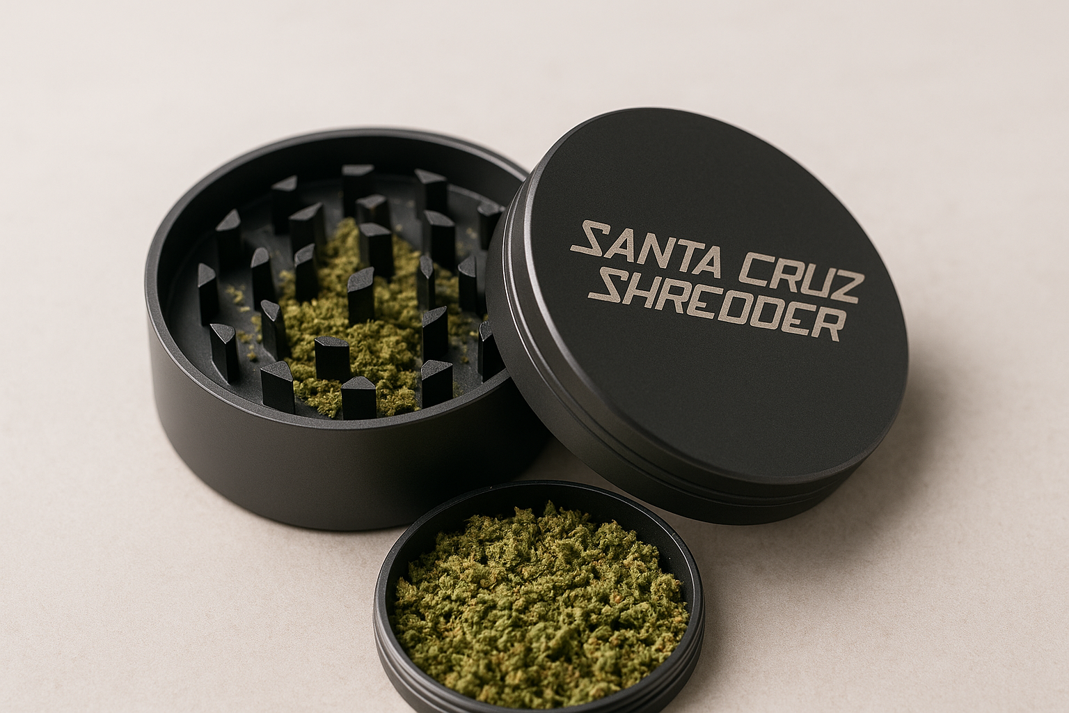 9. Santa Cruz Shredder 2-piece aluminum grinder