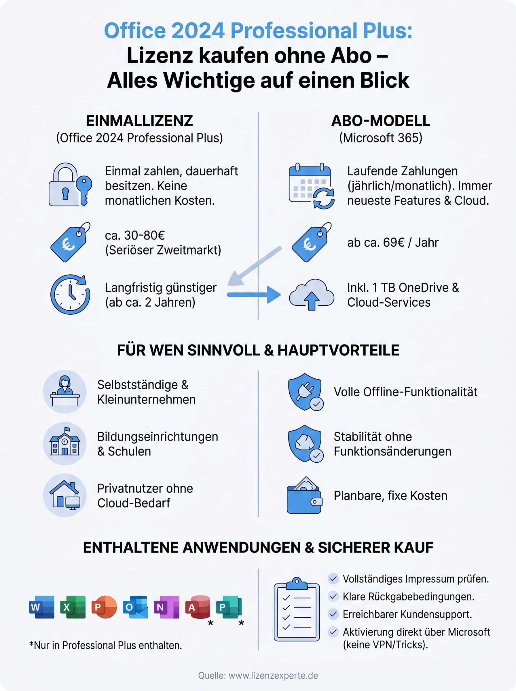 office 2024 professional plus kaufen infographic