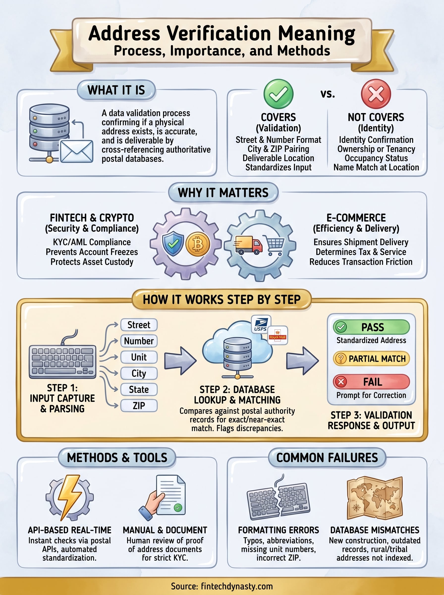 address verification meaning infographic