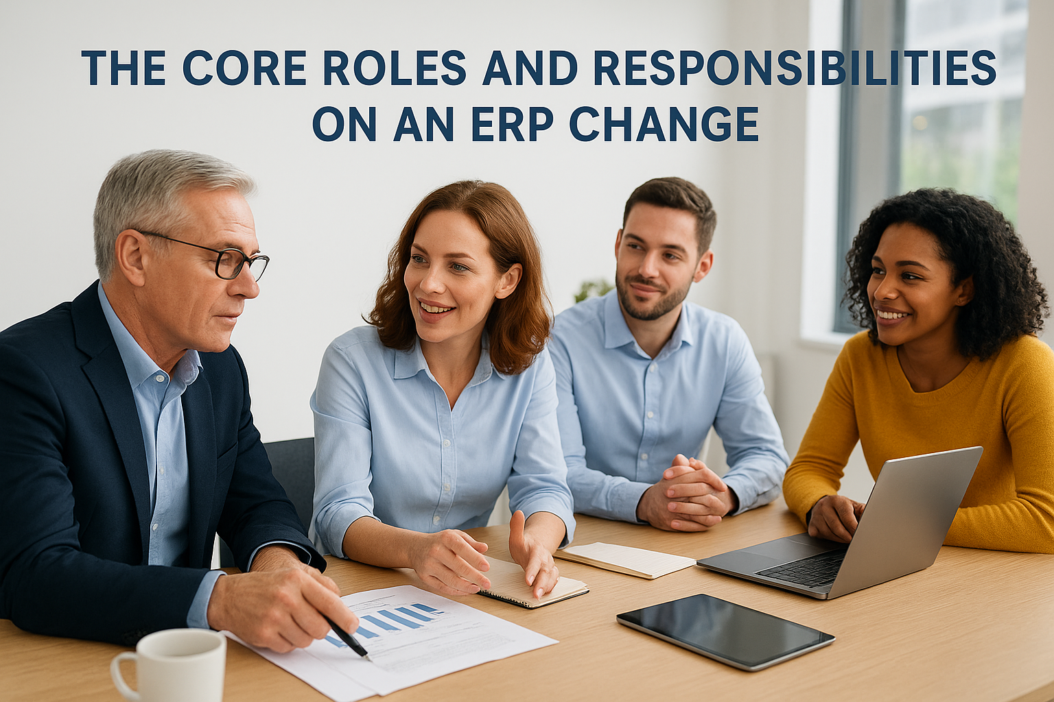 The core roles and responsibilities on an ERP change