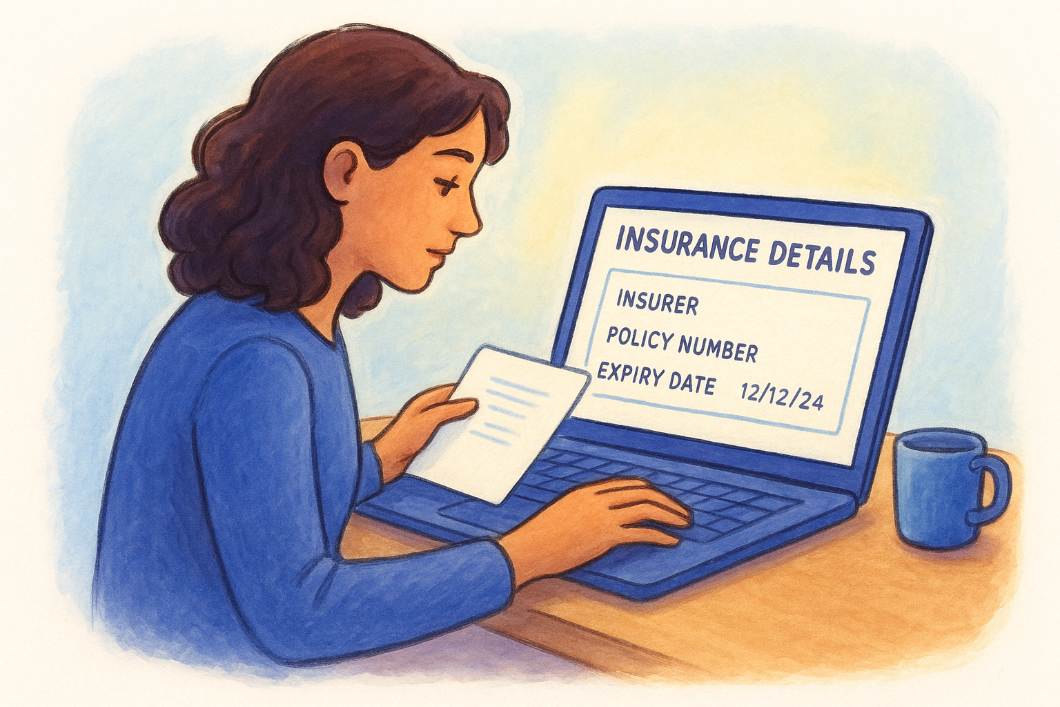 Updating your insurance details in the TPB portal